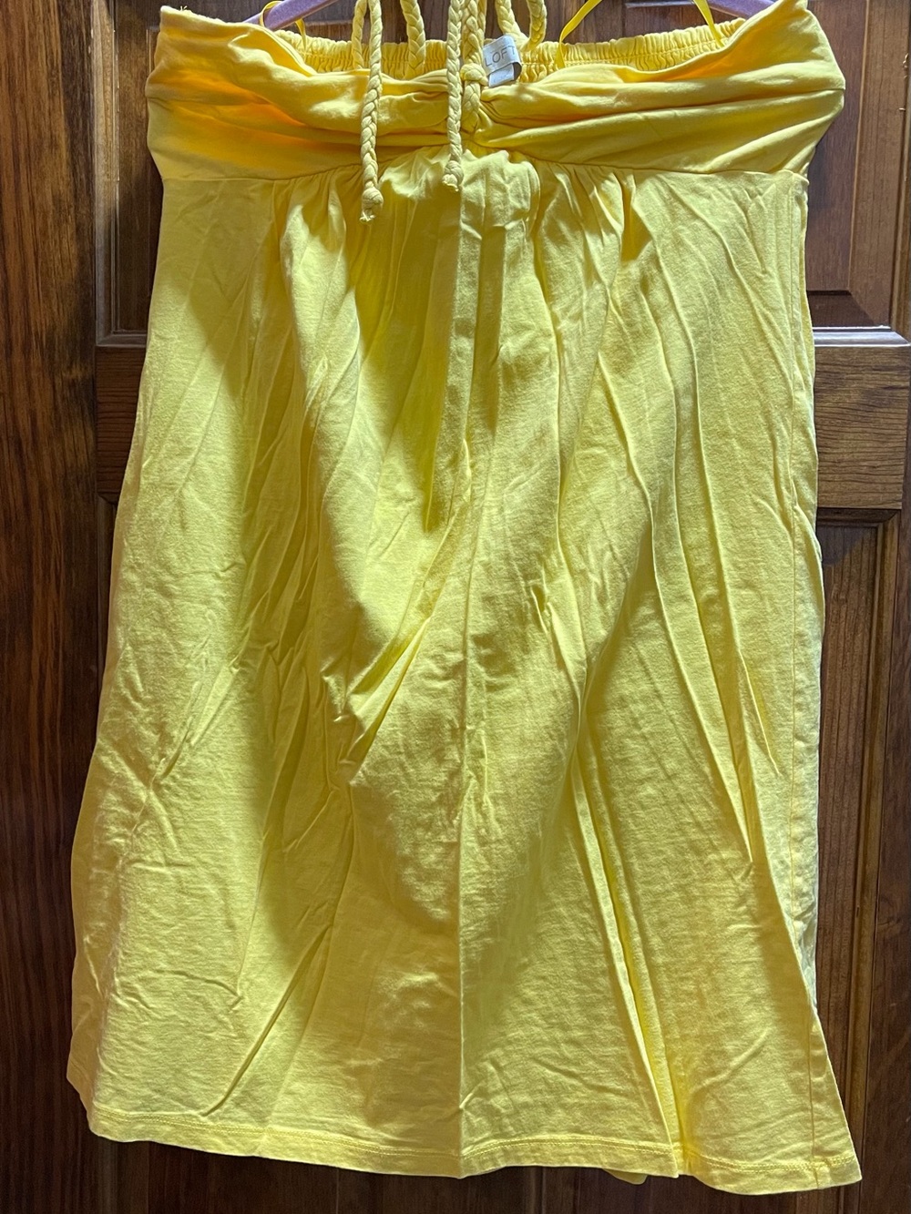 Yellow halter Summer Dress